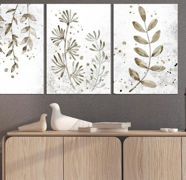Stretched Canvas Botanical Art - Twigs