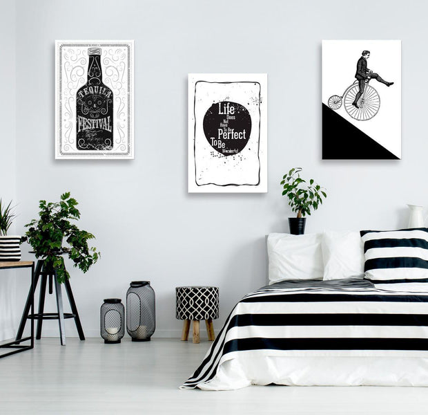 Stretched Canvas Nordic Art - Vintage