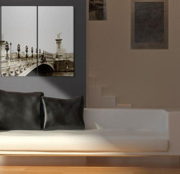 Stretched Canvas Wall Art - A Romantic Walk In Paris