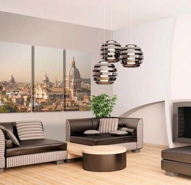 Stretched Canvas Wall Art - Above The Roofs Of The Eternal City