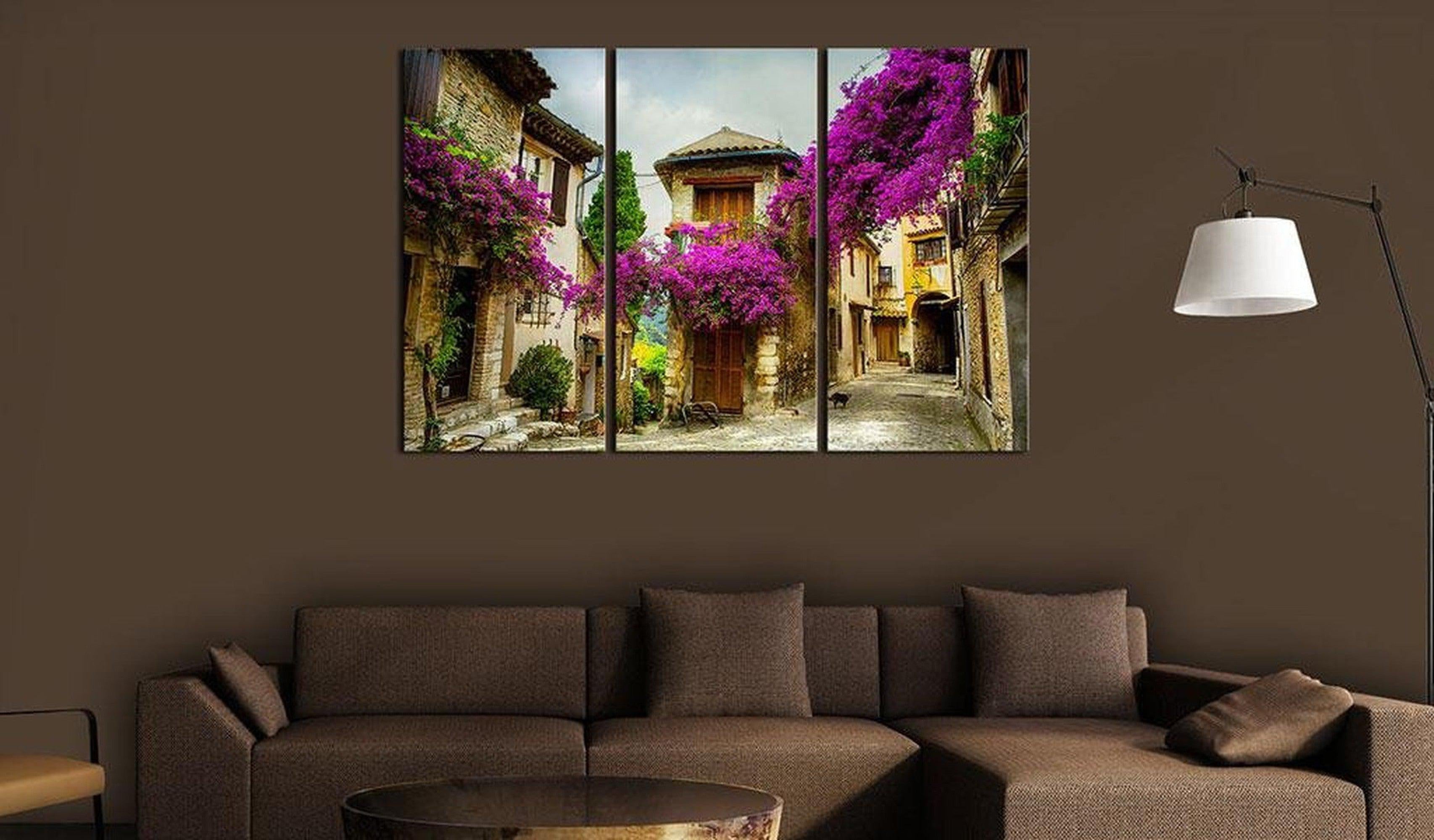 Stretched Canvas Wall Art - Charming Alley