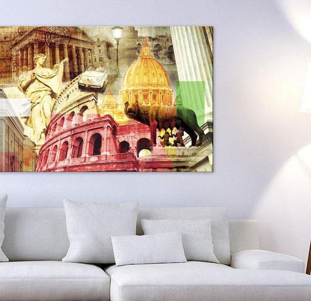 Stretched Canvas Wall Art - Charming Rome