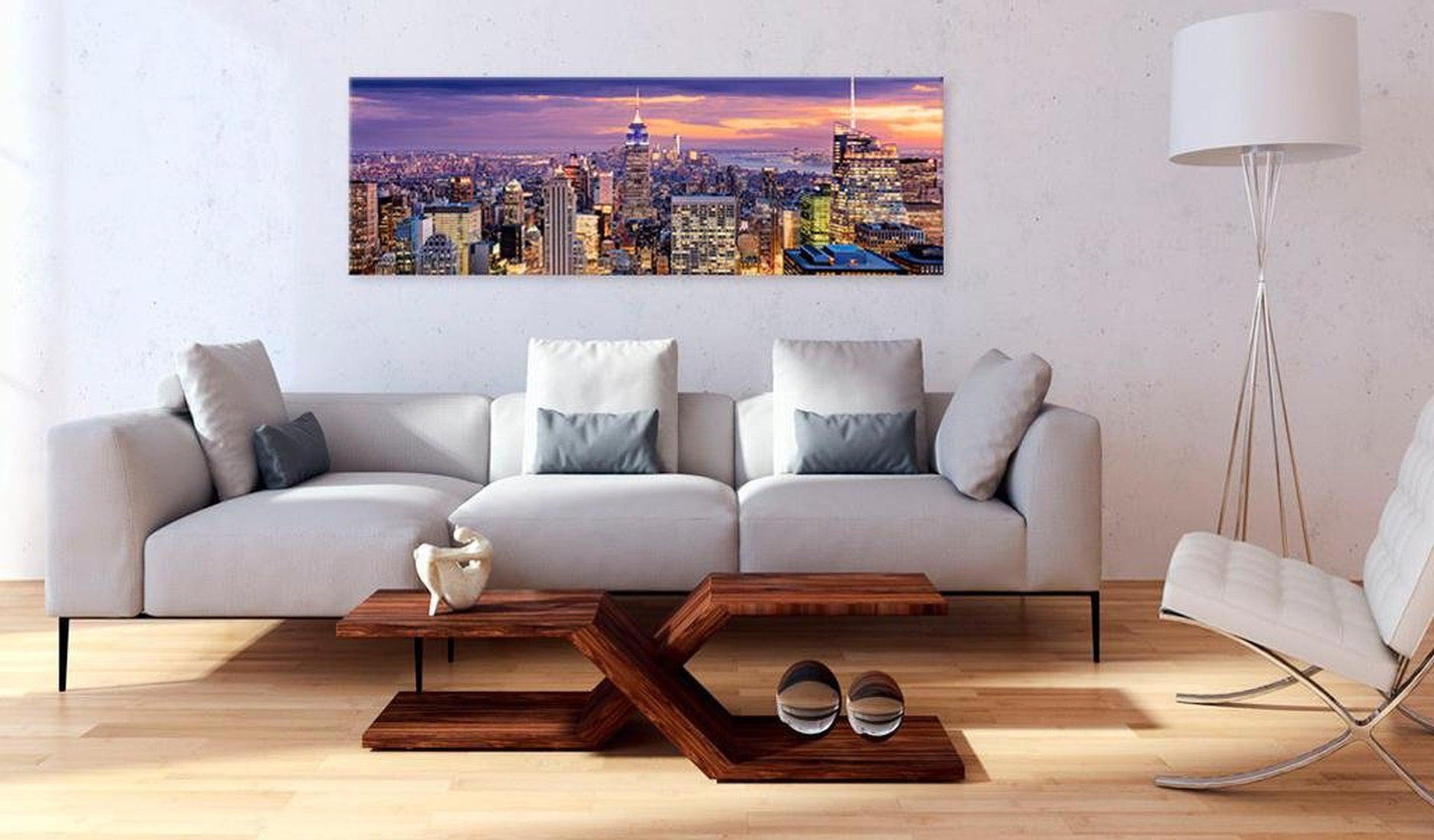 Stretched Canvas Wall Art - City Awakening