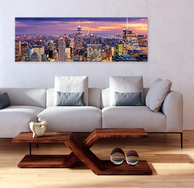Stretched Canvas Wall Art - City Awakening
