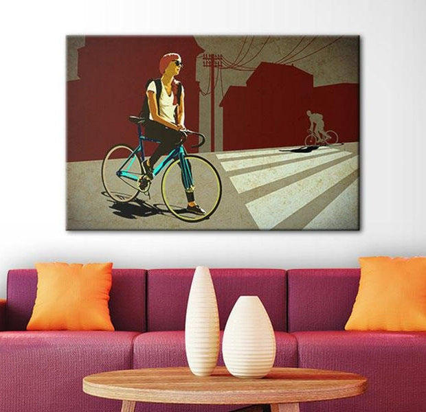 Stretched Canvas Wall Art - City Trip