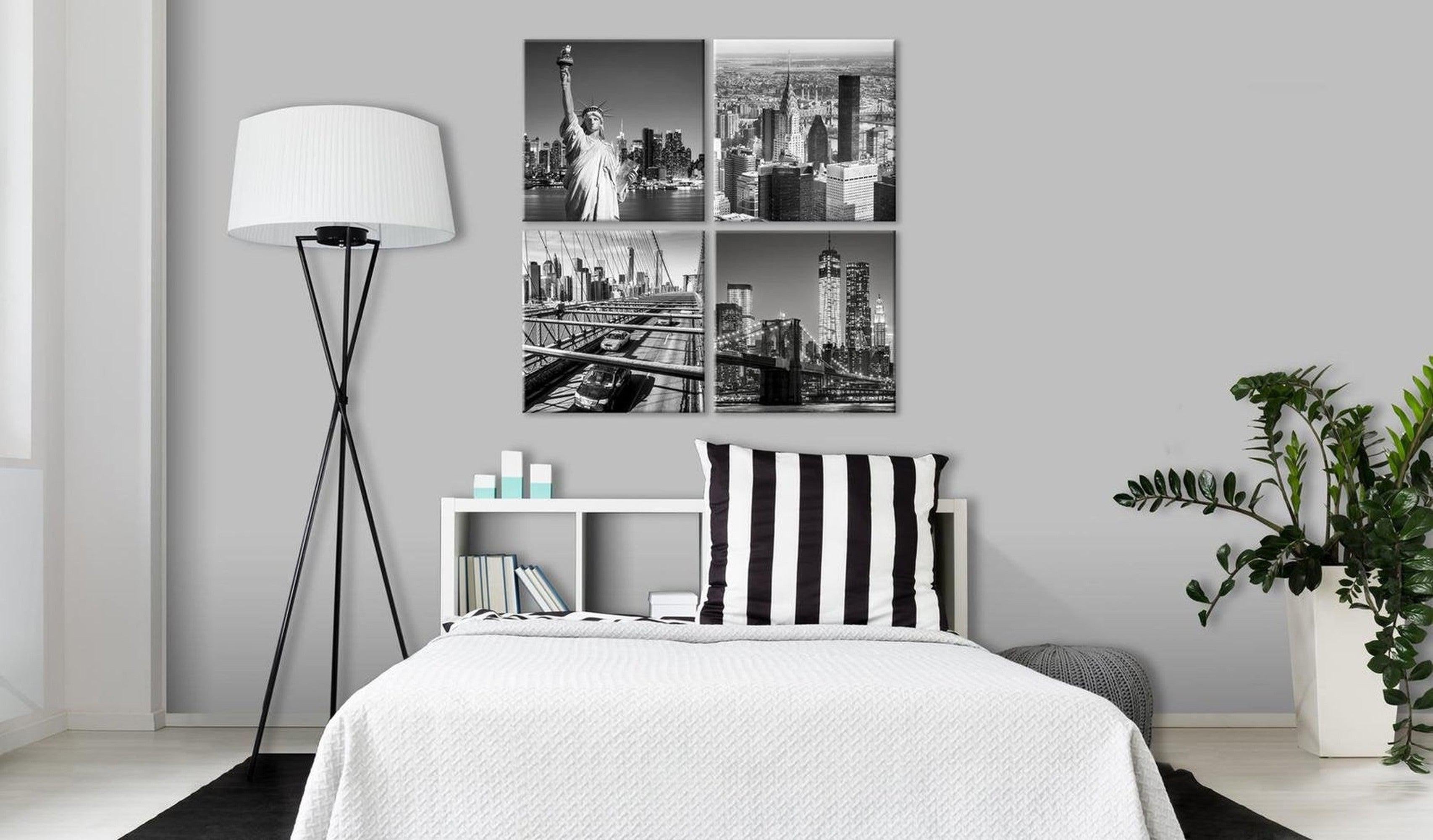 Stretched Canvas Wall Art - Faces Of New York