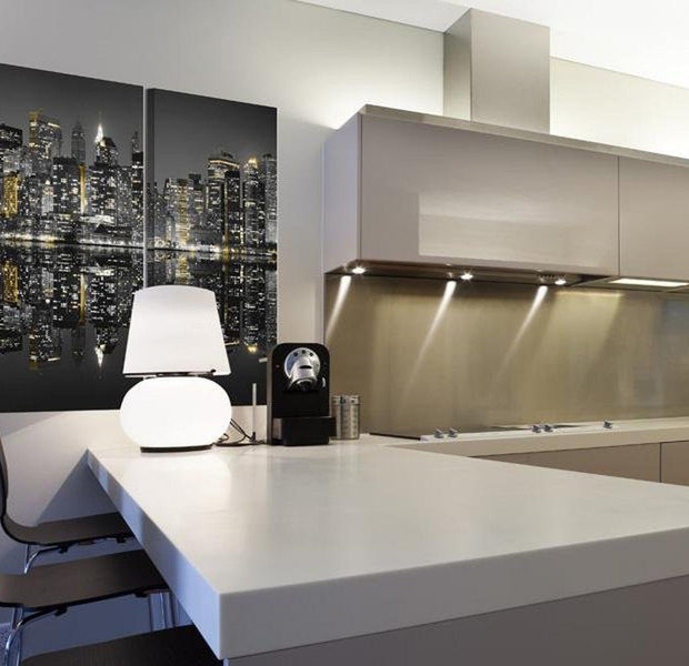 Stretched Canvas Wall Art - Glittering New York