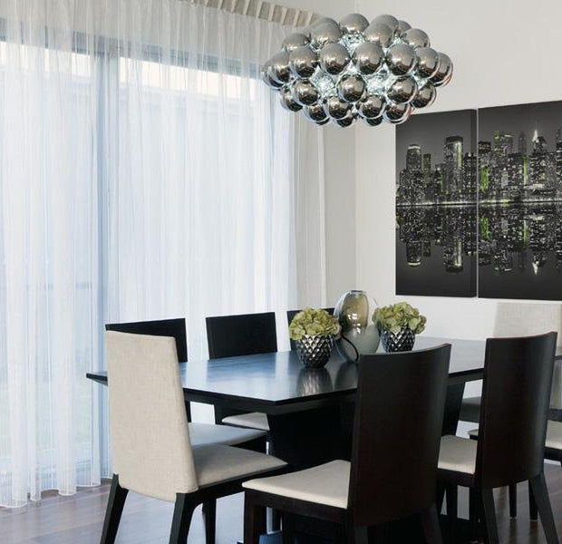 Stretched Canvas Wall Art - Green New York