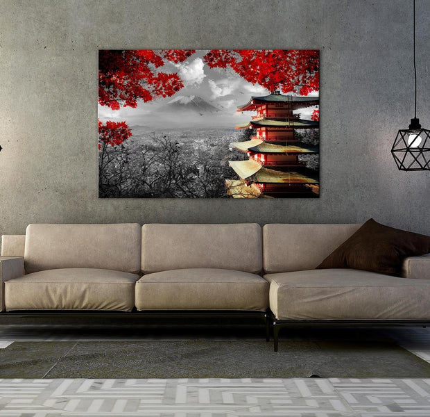 Stretched Canvas Wall Art - Japanese Adventure Wide