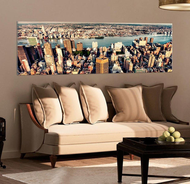 Stretched Canvas Wall Art - Panorama Of New York