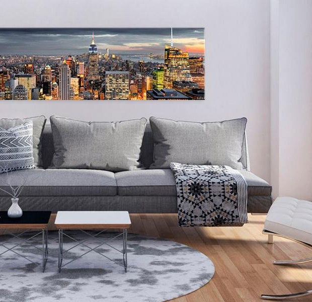 Stretched Canvas Wall Art - Sleepless In The City