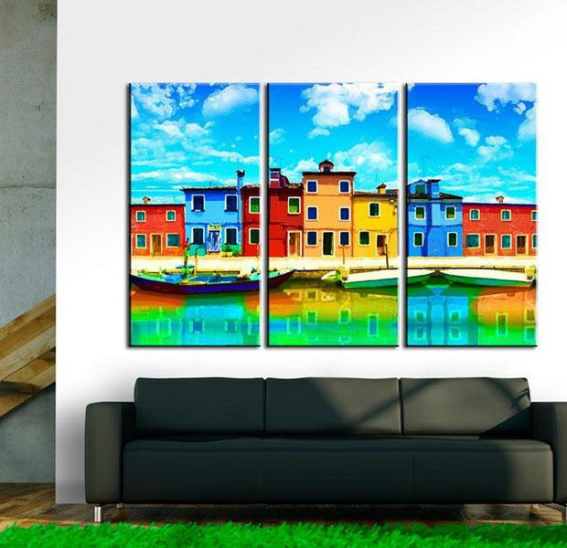 Stretched Canvas Wall Art - Sunny Morning In Venice