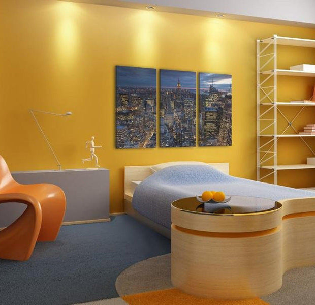 Stretched Canvas Wall Art - View From Above - Nyc