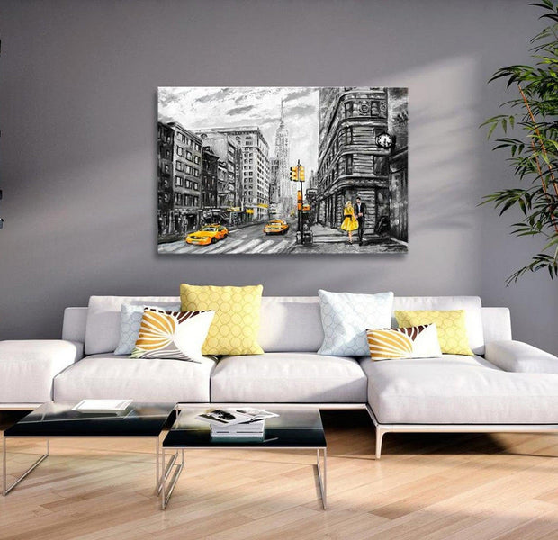 Stretched Canvas Wall Art - Walk In New York