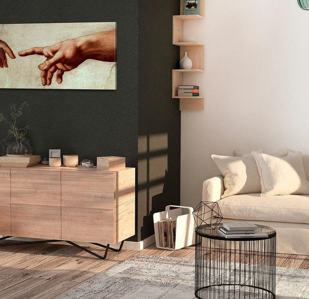 Stretched Canvas Vintage Art - Creation of Adam