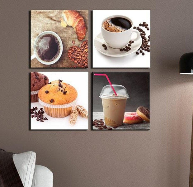 Stretched Canvas Still Life Art - A Sweet Breakfast