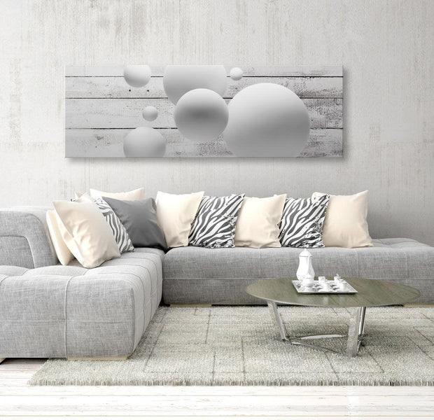 Stretched Canvas Still Life Art - Balls And Boards Narrow