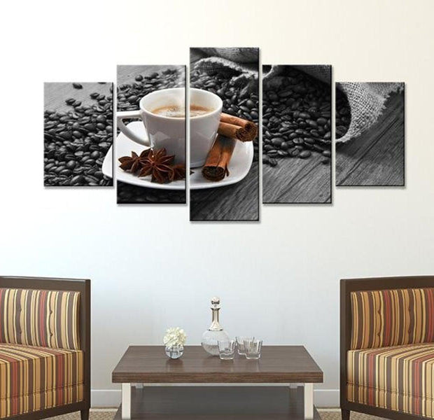 Stretched Canvas Still Life Art - Cinnamon Relaxation