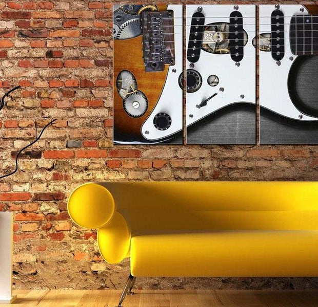 Stretched Canvas Still Life Art - Guitar Hero