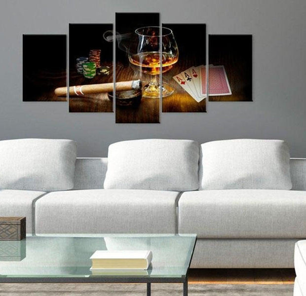 Stretched Canvas Still Life Art - It'S A Man'S World