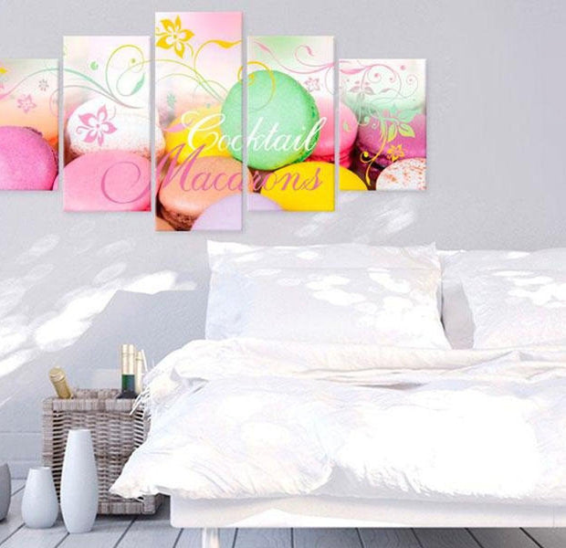 Stretched Canvas Still Life Art - Macarons