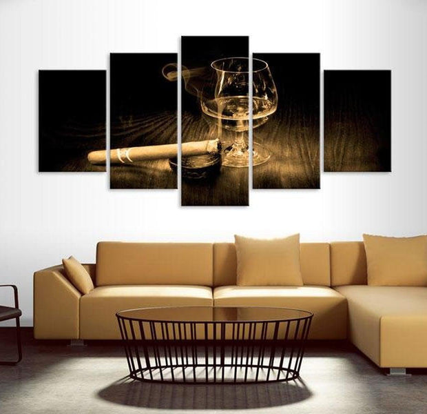 Stretched Canvas Still Life Art - Moment Of Glory - Sepia