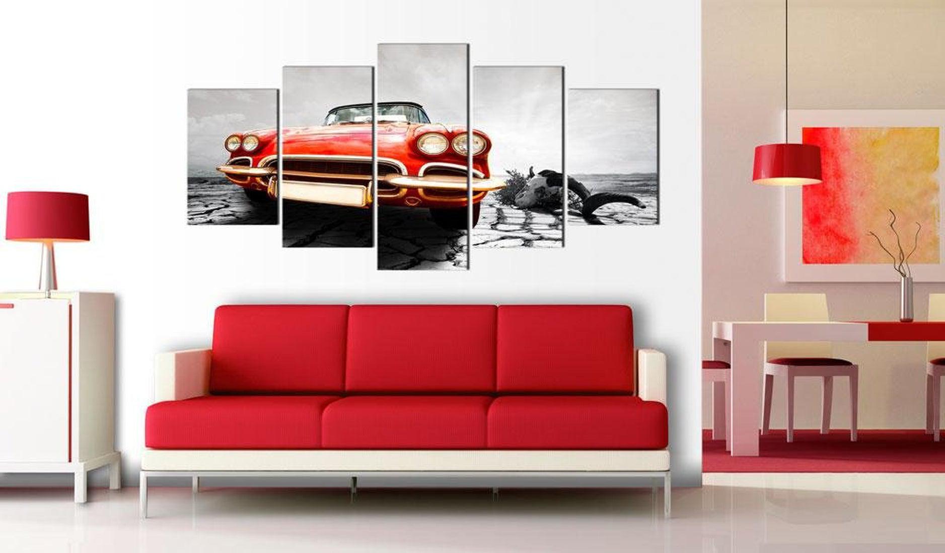 Stretched Canvas Still Life Art - Scarlet Arrow