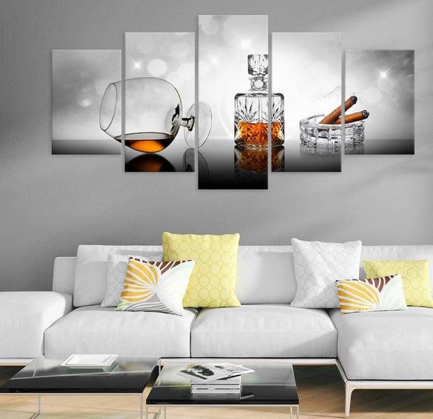 Stretched Canvas Still Life Art - Sinful Pleasures