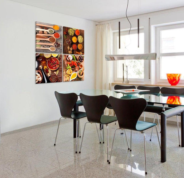 Stretched Canvas Still Life Art - Tastes Of The World