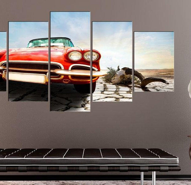 Stretched Canvas Still Life Art - Vintage - Red Dream