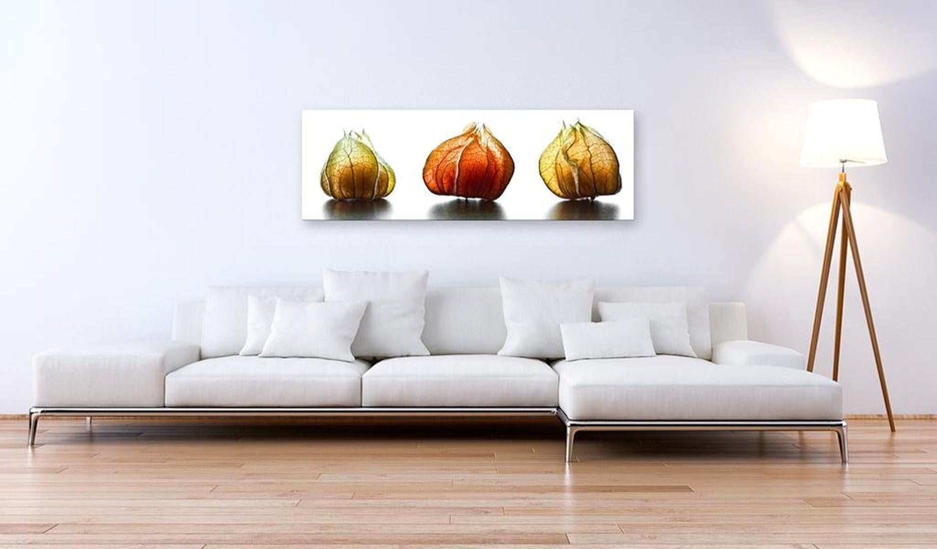 Stretched Canvas Still Life Art - Winter Cherry