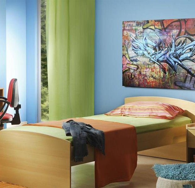 Stretched Canvas Street Art - Anonymous Graffiti