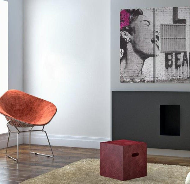 Stretched Canvas Street Art - Banksy: Life Is Beautiful 3 Piece