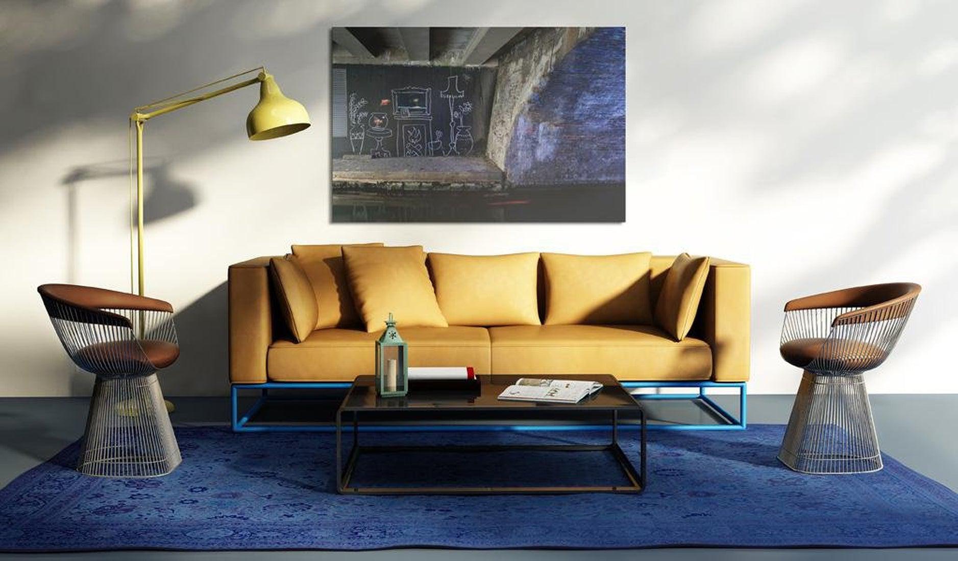 Stretched Canvas Street Art - Banksy: My Living Room