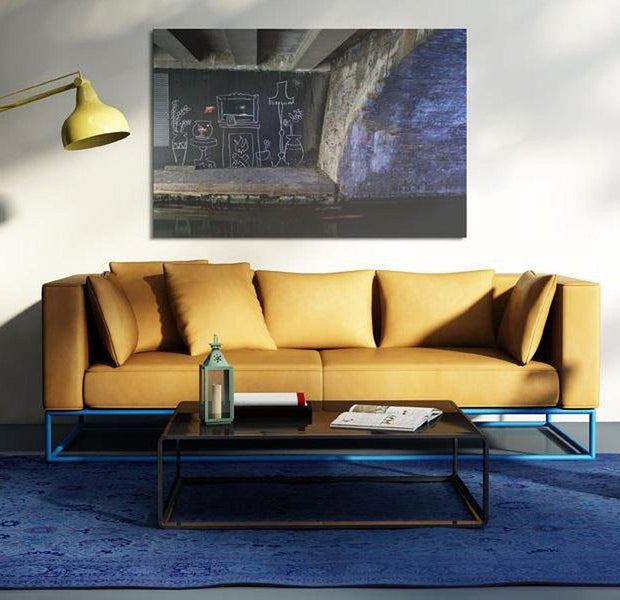 Stretched Canvas Street Art - Banksy: My Living Room