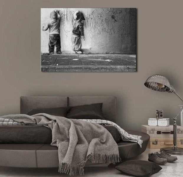 Stretched Canvas Street Art - Banksy: New Generation