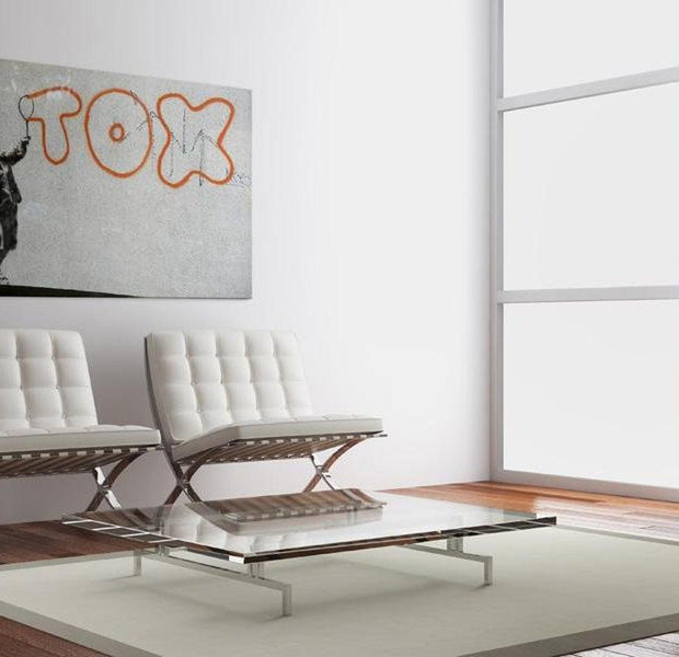 Stretched Canvas Street Art - Banksy: Wallpaper Graffiti