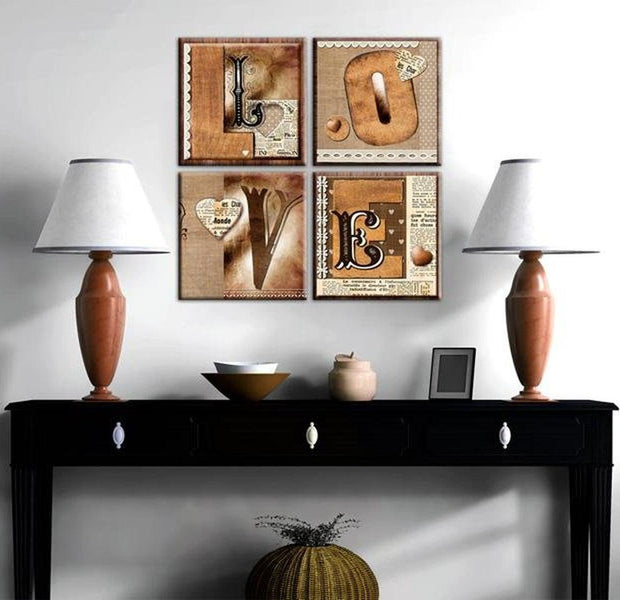 Stretched Canvas Vintage Art - Book Of Love