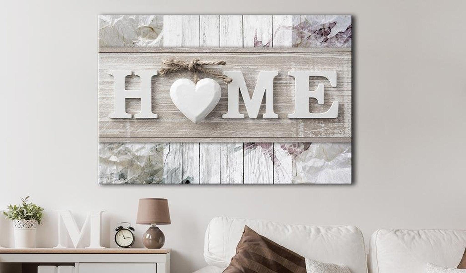 Stretched Canvas Vintage Art - Home: Spring House