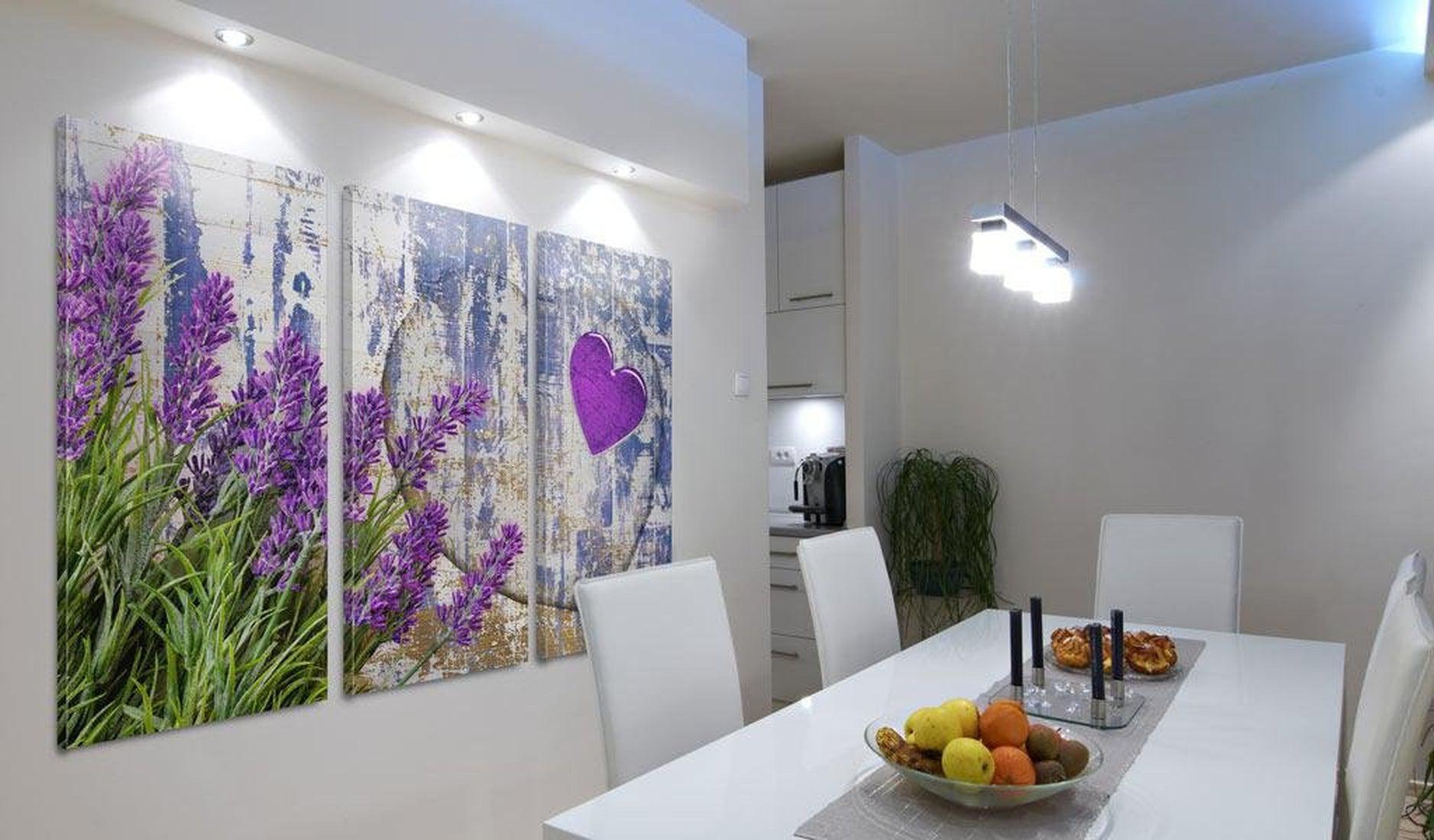 Stretched Canvas Vintage Art - Lawender Love