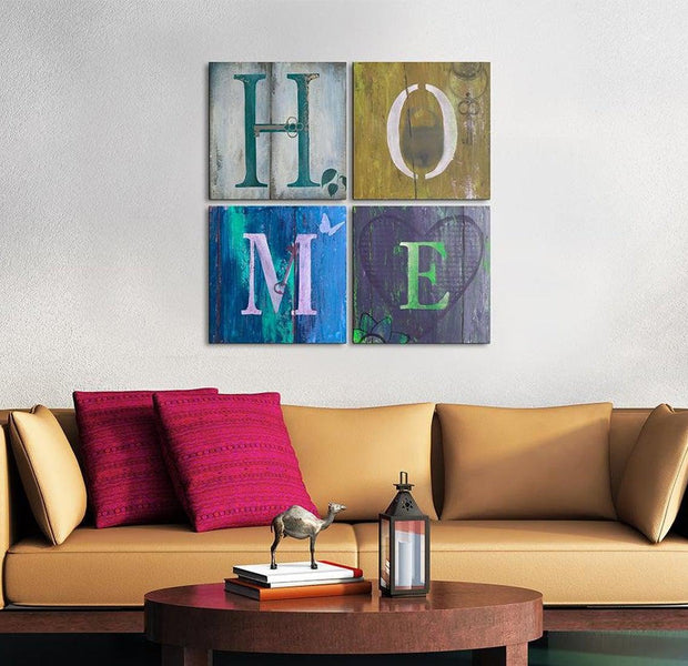 Stretched Canvas Vintage Art - Make Yourself At Home