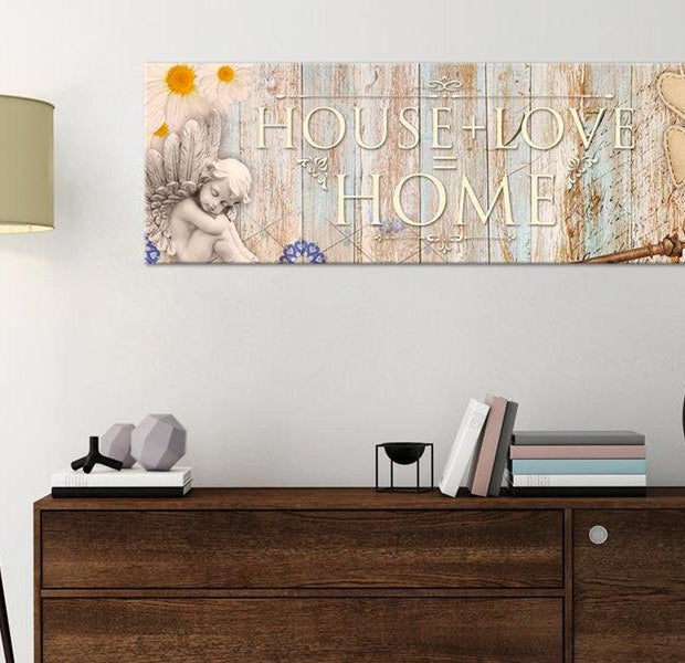 Stretched Canvas Vintage Art - Mathematics Of Love