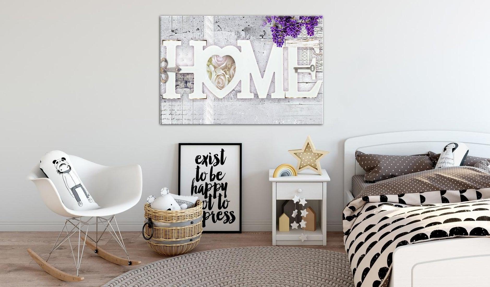 Stretched Canvas Vintage Art - Secret Of Happiness