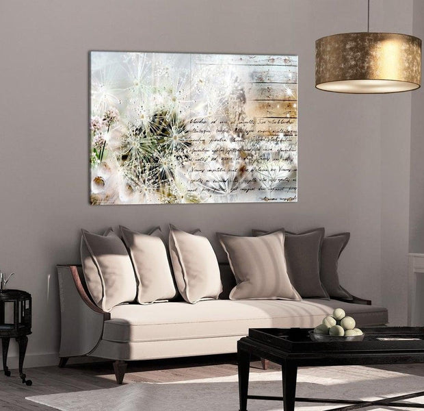 Stretched Canvas Vintage Art - Starry Dandelions