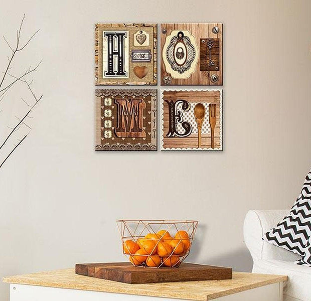 Stretched Canvas Vintage Art - There Is No Place Like Home