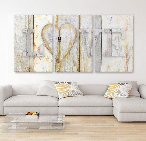 Stretched Canvas Vintage Art - Vintage Love
