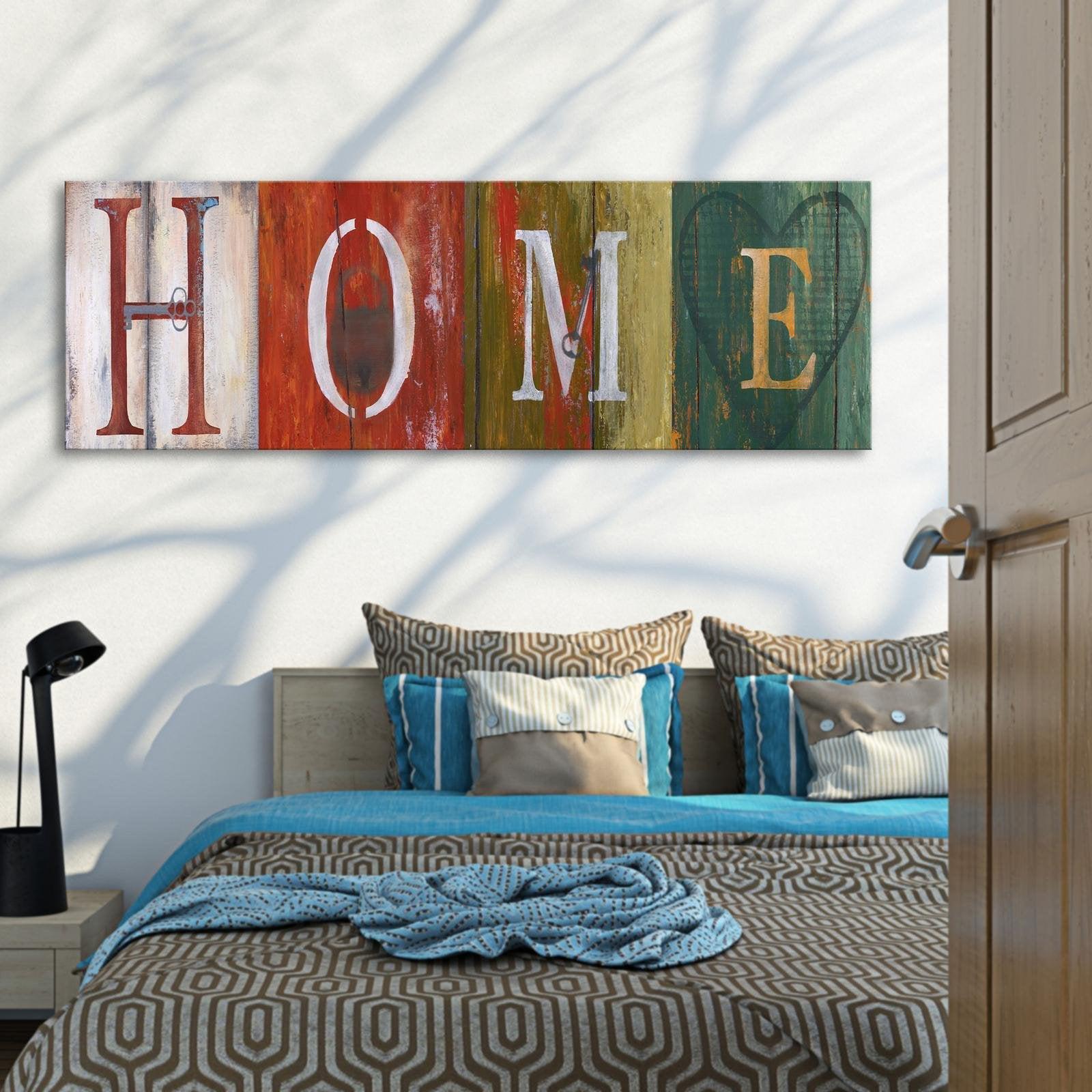 Stretched Canvas Vintage Art - Welcome Home!
