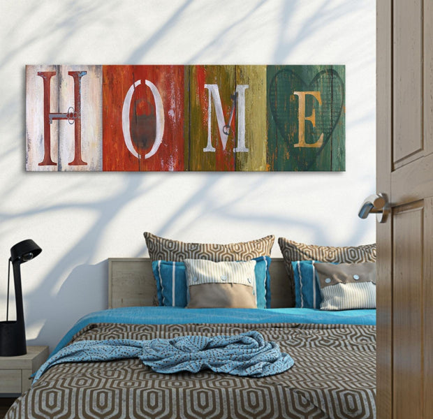 Stretched Canvas Vintage Art - Welcome Home!