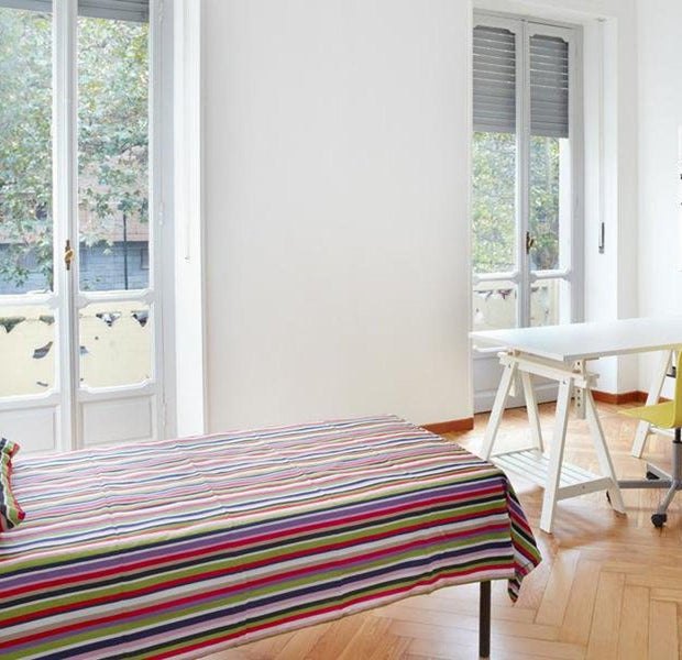 Stretched Canvas World Map Art - Monochromatic Map Of The World 3 Piece