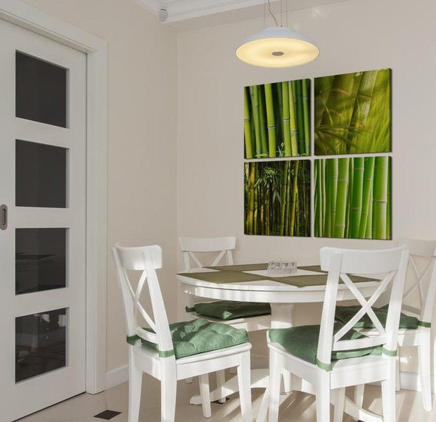 Stretched Canvas Zen Art - Bamboos